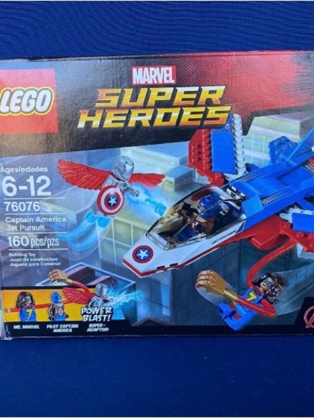 LEGO Marvel Super Heroes Captain America Jet Pursuit 76076-Complete w/Box&Manual - Picture 10 of 12